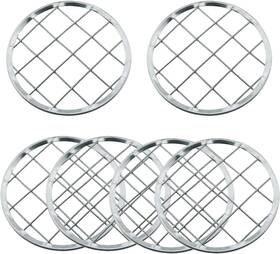 33631-mjfcfm-s6 Luorng 6pcs 7cm/2.75inch Outer Diameter Vase Decorative Accessories Silver Mason