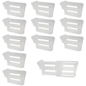 Luorng 35832-rsddc-12 12pcs Adjustable Fridge Side Door Divider Kitchen Shelves Polypropylen
