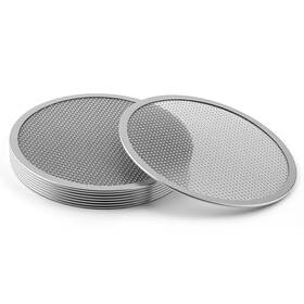 242774-us Lustrib 8pcs Wide Mouth Mason Jar Sprouting Filter Strainer Lids 82mm Silver