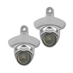 11brx2t Luwanburg Stainless Magnetic Beer Bottle Opener Wall Mounted Cap Opene... Fast Ship