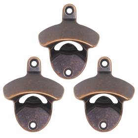 11ecx3c Luwanburg Rustic Wall Mounted Bottle Opener Mountable Beer Cap Antique Copper P
