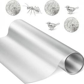Lbz01 Luxduo Craft Aluminum Metal Crafts Diy Foil 12 Inch X 33 Ft - Easy To Cut Sh