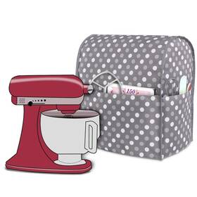 Calx07203 Luxja Dust Cover Compatible With 4.5-quart And 5-quart Stand Mixer Cloth Cov