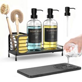 Hc240052 Luxspire Kitchen Soap Dispenser Set - 17oz Hand And Dish W