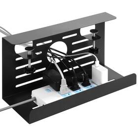 Ly-9.9 Lykcvihbx 16 Inch Clip-on Desk Cable Organizer Power Cord Management Tray No Drilling