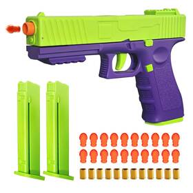 Machizut 719559908551 Toy Gun Pistol Guns With Shell Ejecting Mechanical Automatic Fo
