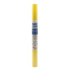 16f-1879 Magic Cover 087508256825 Self-adhesive Vinyl Shelf And Drawer Liner 18 Inch X 16ft Yellow