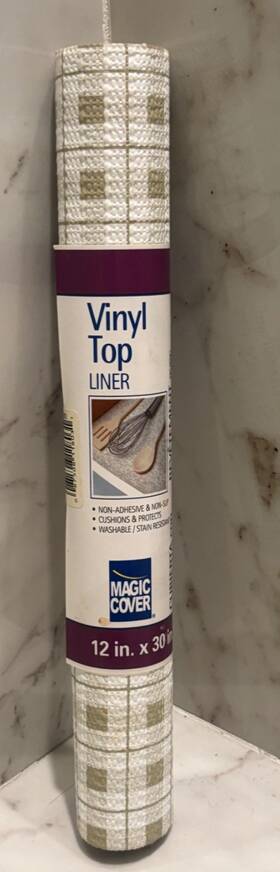 Magic Cover - Kittrich 087508118031 Shelf Drawer Grip Cushion Vinyl Top Liner Cubierta Con Vinillo Ensima 12 Inch X30