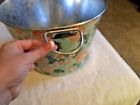 Mainstays Metal Bucket Pail Basket Pineapple Tropical Floral Deco Tub