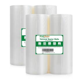 Makmefre 192881943313 4 Pack 11 Inch X50ft Total200feet Vacuum Sealer Bags Rolls For Food Comme