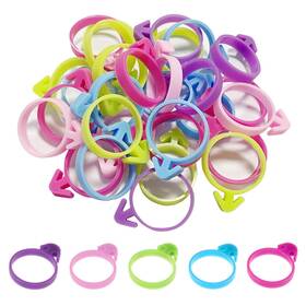 Makmeng 770240039855 30 Pcs Pastry Bag Ties Silicone Piping Reusable Icing Cake