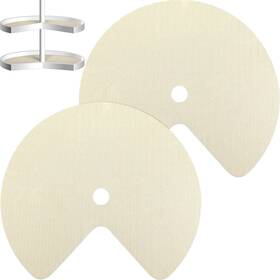 Am553272 Maquita 2 Pcs Lazy Susan Shelf Liner Circle Kitchen Liners Non Adhesive Cab Inch