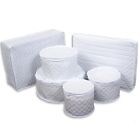 Kw200025 Marathon Housewares China Storage 6 Piece Vinyl Dish Case Set 063442131213