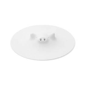 I498 Marna White Piggy Steamer - Multipurpose Lid For Steaming Covering And Opening Jars
