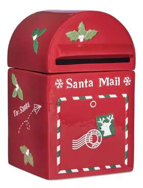 Martha Stewart 732997374641 Collection Letters To Santa Cookie Jar Mailbox Created For Macys