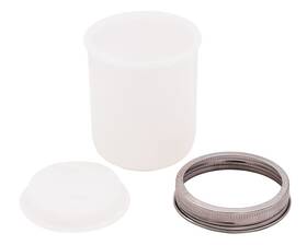 Mason Jar Lifestyle 056367502010 Wide Mouth 16oz Pint Silicone Sleeve With Matching Drinking Lid And Mason Jar Lifestyle 056367502010 Wide Mouth 16oz Pint Silicone Sleeve With Matching Drinking Lid And