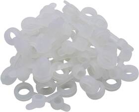 Mason Jar Lifestyle 736631118813 8mm Silicone Straw Hole Grommets With Plugs For Lids 40 10mm Clear