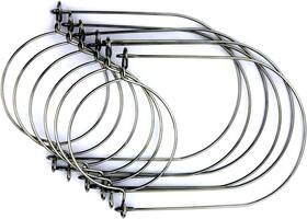 8541898424 Mason Jar Lifestyle Stainless Steel Wire Handles For Ball Canning Regular Mouth Silver