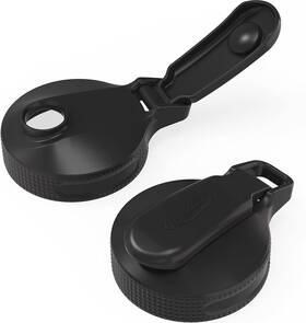 Masontops 829188000431 Multi Top Flip Cap Mason Jar Lid - Small/regular Mouth Black