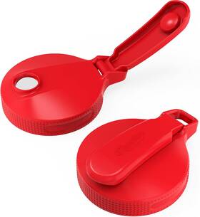 Masontops 829188000776 Multi Top - 2pk Wide Mouth Mason Jar Lids With Red