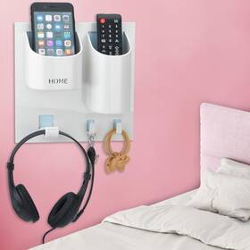 Lr-bs-a34-fba Matimasu Bedside Shelf Organizer Stick On Adhesive Wall Mounted Floating Holder