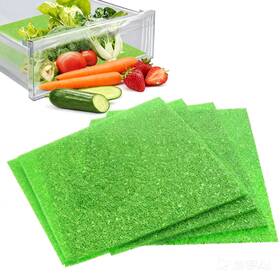 Aq-bxd04gr-mb-1 Maxtbee 4 Pcs Fridge Drawer Liners For Fruit And Vegetables Fresher Life Extender Ref