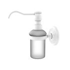 Mc-60-whm Allied Brass Monte Carlo Wall Mounted Soap Dispenser Matte White