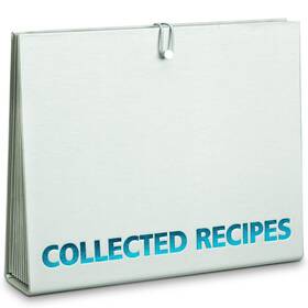 Meadowsweet Kitchens 762116010754 Expanding Recipe File Organizer Accordion Folder With Dividers Turquoise