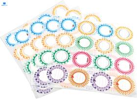 Clrmjllw-2in-80 Meetoot Canning Label 80pcs Removable Mason Jar Lid Labels Water White
