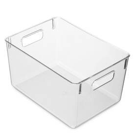 Meldevo 850036687009 Pack Of 4 Plastic Kitchen Organization Pantry Storage Bins - Fridge Organizer