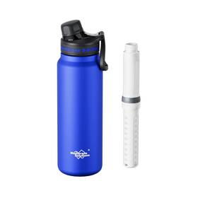 Membrane Solutions 850071881363 C3 Filtered Water Bottle 32oz Stainless Steel W... Fast Ship