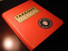 Menu Sealed Book Booklet Organization Takeout Carryout Knock Zip-up