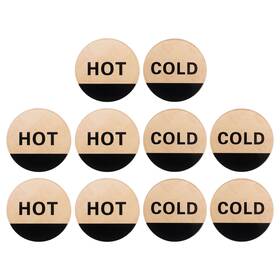 Metallixity 786527632565 10 Pcs Self Stick Hot And Cold Water Label Faucets Sinks Acrylic Round 1.4 Inch Id Metallixity 786527632565 10 Pcs Self Stick Hot And Cold Water Label Faucets Sinks Acrylic Round 1.4 Inch Id