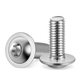 Fbhss.m6x16-25 Mewudecor M6-1.0 X 16mm Flanged Button Head Socket Cap Screws Stainless Steel 18-8 30 Fbhss.m6x16-25 Mewudecor M6-1.0 X 16mm Flanged Button Head Socket Cap Screws Stainless Steel 18-8 30