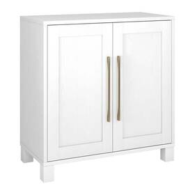 Ac1966 Meyer&cross Chabot 28 Inch White Rectangular Accent Storage Cabinet
