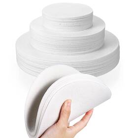 Rxha0icq Meyeyaia 699702 1 120pcs Thick Felt Plate Dividers 3 Sizes Round China Dish Storage Protectors