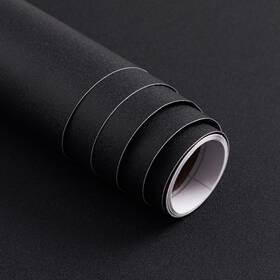 Micpolo 762739449849 15.7 Inch X 118 Peel And Stick Wallpaper Matte Black Contact Paper For New Envir