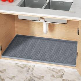 Mifadfao 441699625298 Under Sink Mat 28 Inch X22 Mats For Kitchen Silicone Waterproof Unde