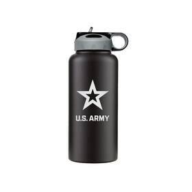 Military Gift Shop 856710008290 32oz Stainless Steel Insulated Army Water Bottle With Engraved Us A... Fast Ship Military Gift Shop 856710008290 32oz Stainless Steel Insulated Army Water Bottle With Engraved Us A... Fast Ship