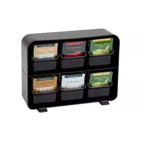 Mind Reader 445050157145 Tea Bag Organizer Station Plastic 10.25 Inch L X 3.25 W 7.75