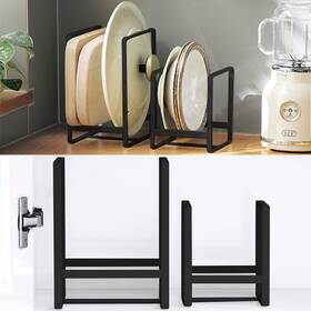 Mingfanity 722687783372 4pcs Plate Holders Organizer Metal Dish Storage Dying Display Rack For Cab Inch