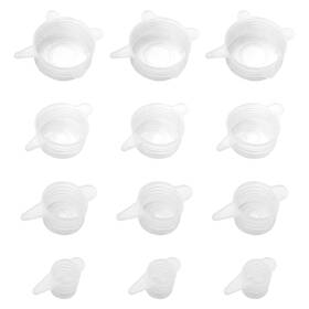 E0103 Mingqieven Silicone Stretch Lids Reusable Seal Lid Suitable For Small Size Bott