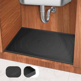 Miokok 658361490475 Under Sink Mat 34 Inch X 22 Mats For Kitchen Waterproof