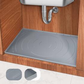 Miokok 658361490734 Under Sink Mat 28 Inch X 22 Mats For Kitchen Waterproof