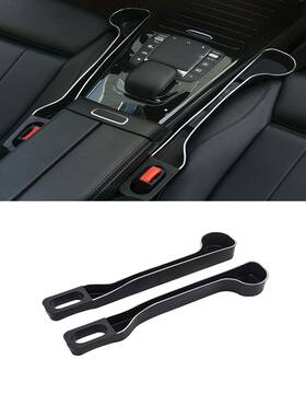 Mirrorever 797422806081 Car Seat Gap Filler Organizer- Upgrade Side With Cup Hold