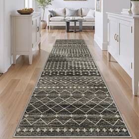 Mk-sxt-7 Miukiki 2x8 Runner Rug Moroccan Washable Kitchen Non Slip Indoor Floor Hallway Ru Mk-sxt-7 Miukiki 2x8 Runner Rug Moroccan Washable Kitchen Non Slip Indoor Floor Hallway Ru