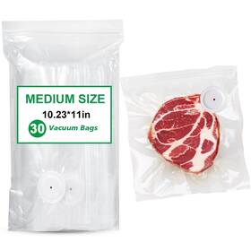 Mj011-2 Mjynite Reusable Vacuum Sealer Bags For Food Storage 30 Pack Bpa-free 10.23 11 Inch