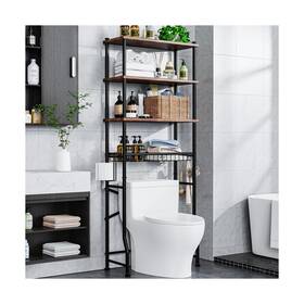 Mlinavn 014679166271 Over-the-toilet Storage Shelf 4-tier Bathroom Organizer Cabinet Rac... Fast Ship