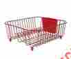 Mmj890 Rubbermaid Antimicrobial Dish Drainer Large Red Mmj890 Rubbermaid Antimicrobial Dish Drainer Large Red