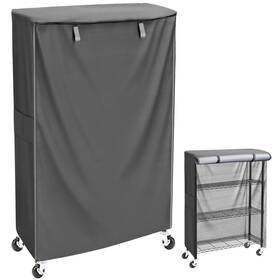 Zwjz-ch-01c-48x18x72 Mollyair Waterproof Shelving Cover For Wire Racks - Heavy Duty 600d Oxford Dustproof O Zwjz-ch-01c-48x18x72 Mollyair Waterproof Shelving Cover For Wire Racks - Heavy Duty 600d Oxford Dustproof O